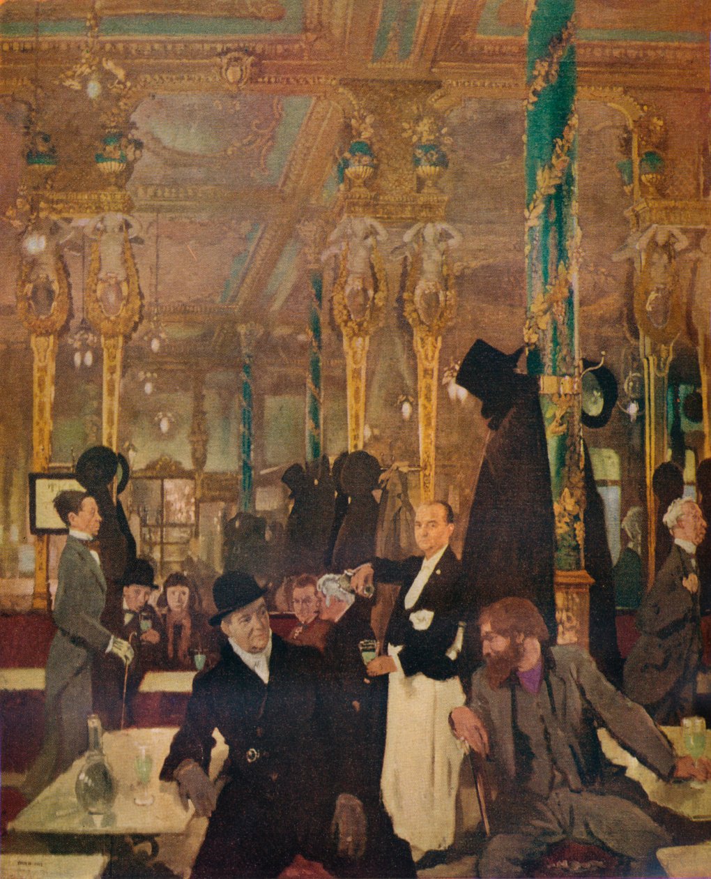 The Cafe Royal, London by William Newenham Montague Orpen