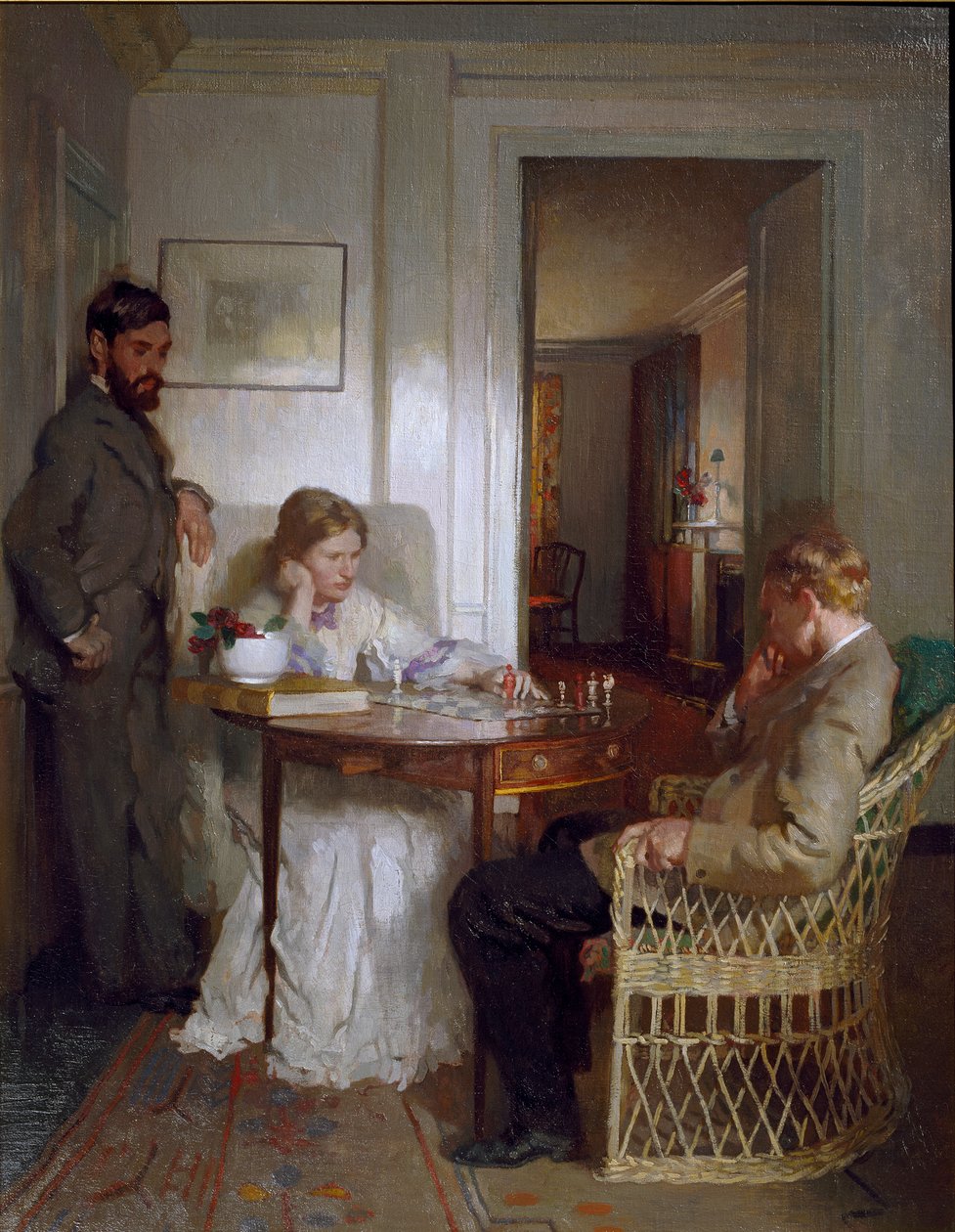 The Chess Players by William Newenham Montague Orpen