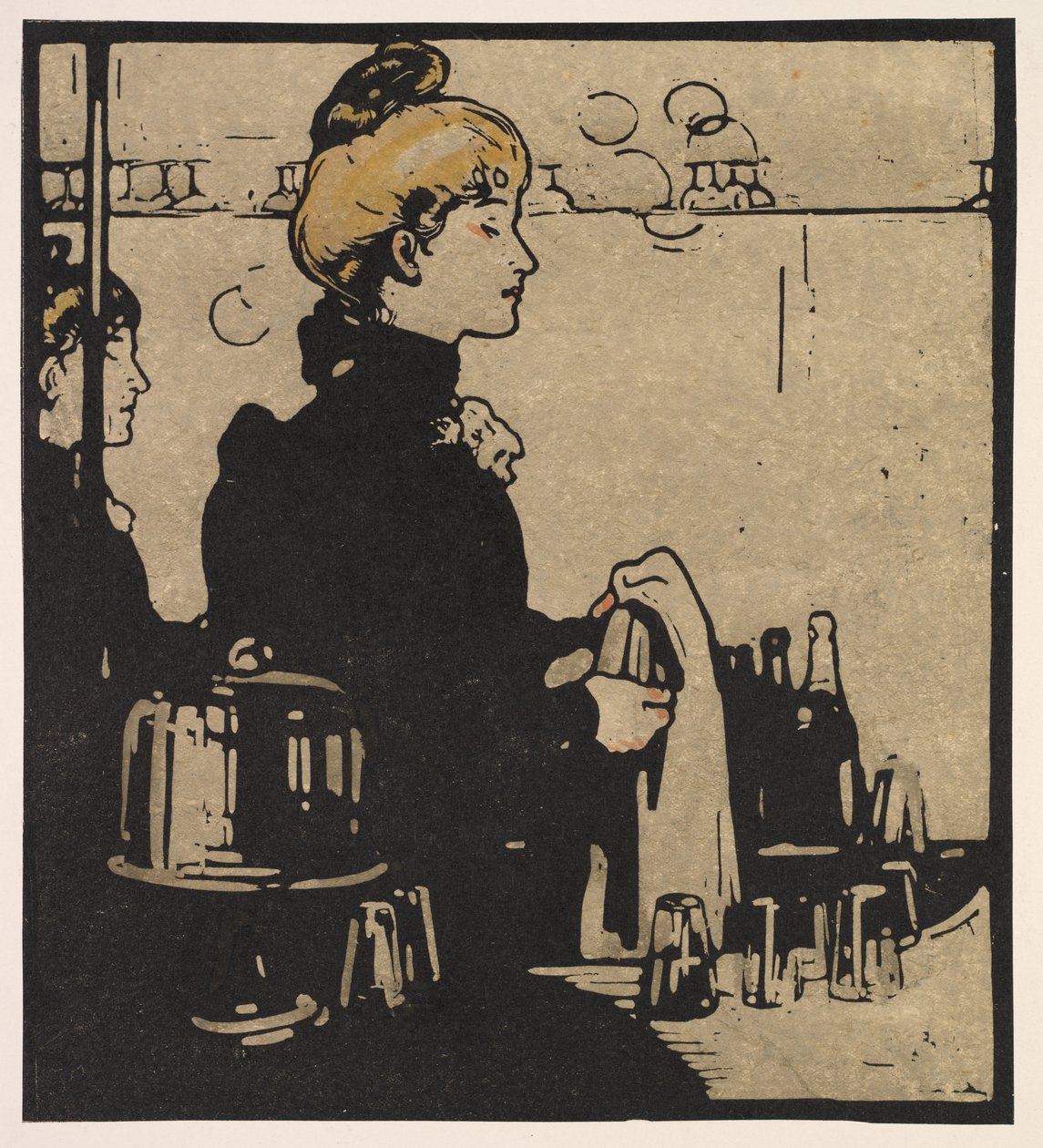 London Types: Barmaid by William Nicholson