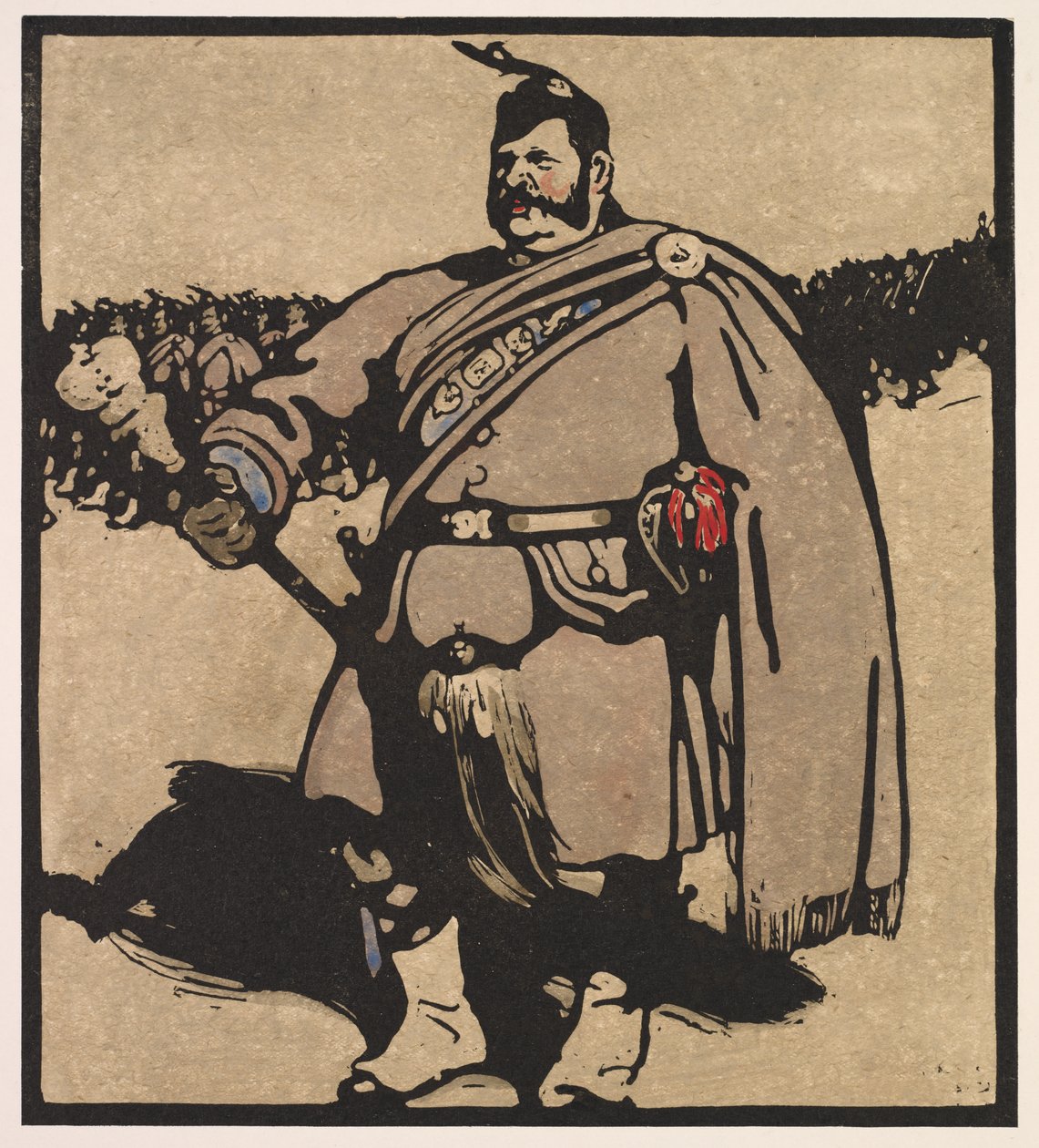 London Types: Drum-Major by William Nicholson