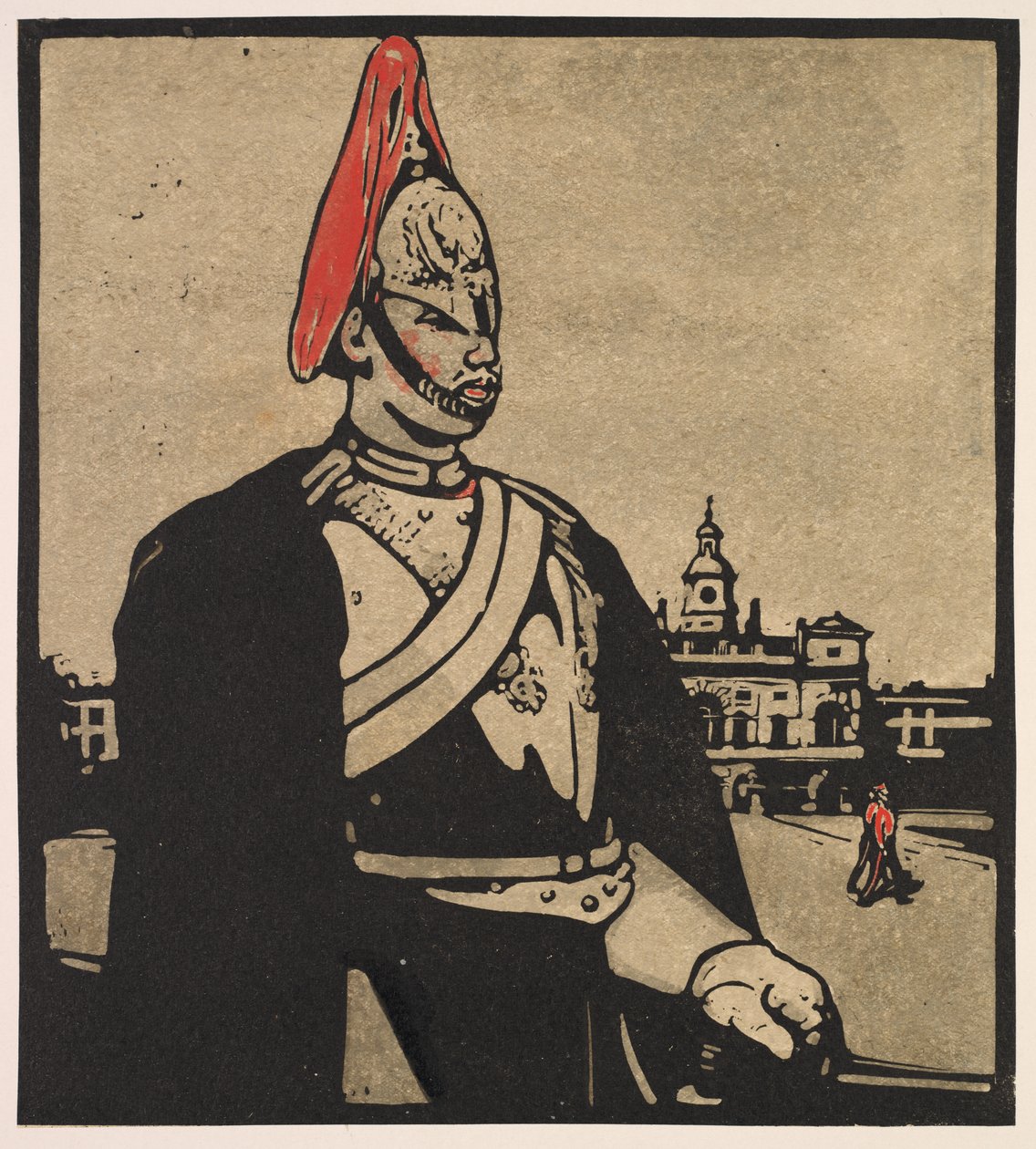London Types: Guardsman by William Nicholson