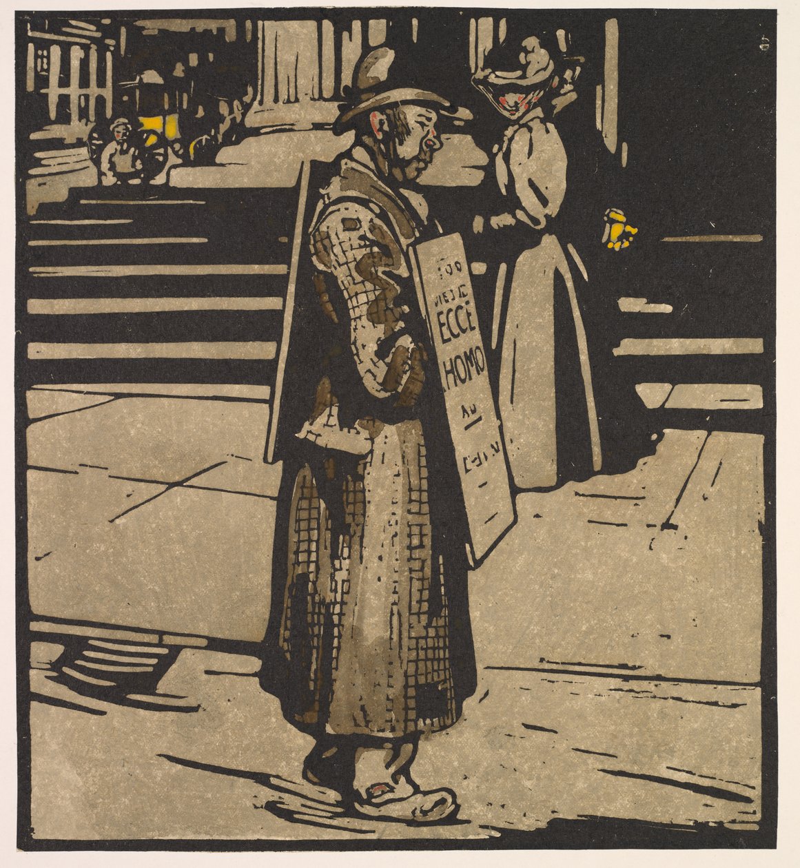 London Types: Sandwich-Man by William Nicholson