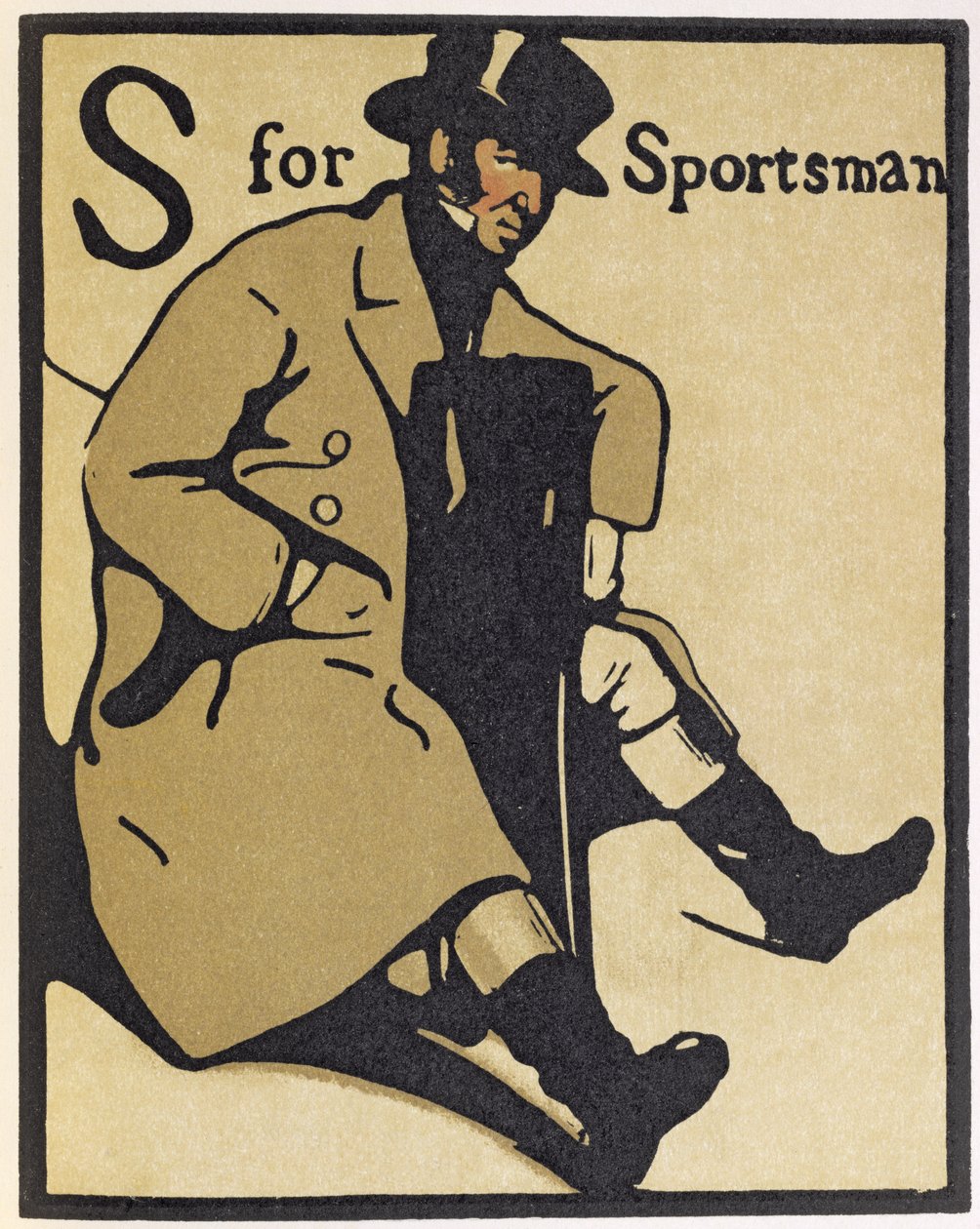 S for Sportsman, illustration from 