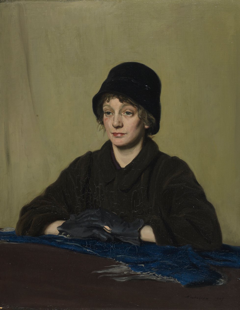 The Girl with a Tattered Glove by William Nicholson