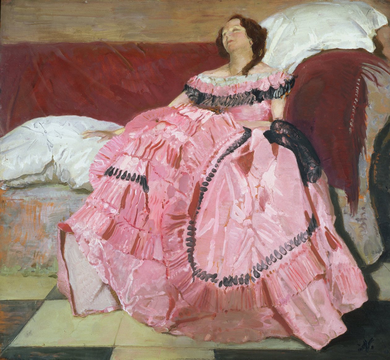 The Pink Dress by William Nicholson