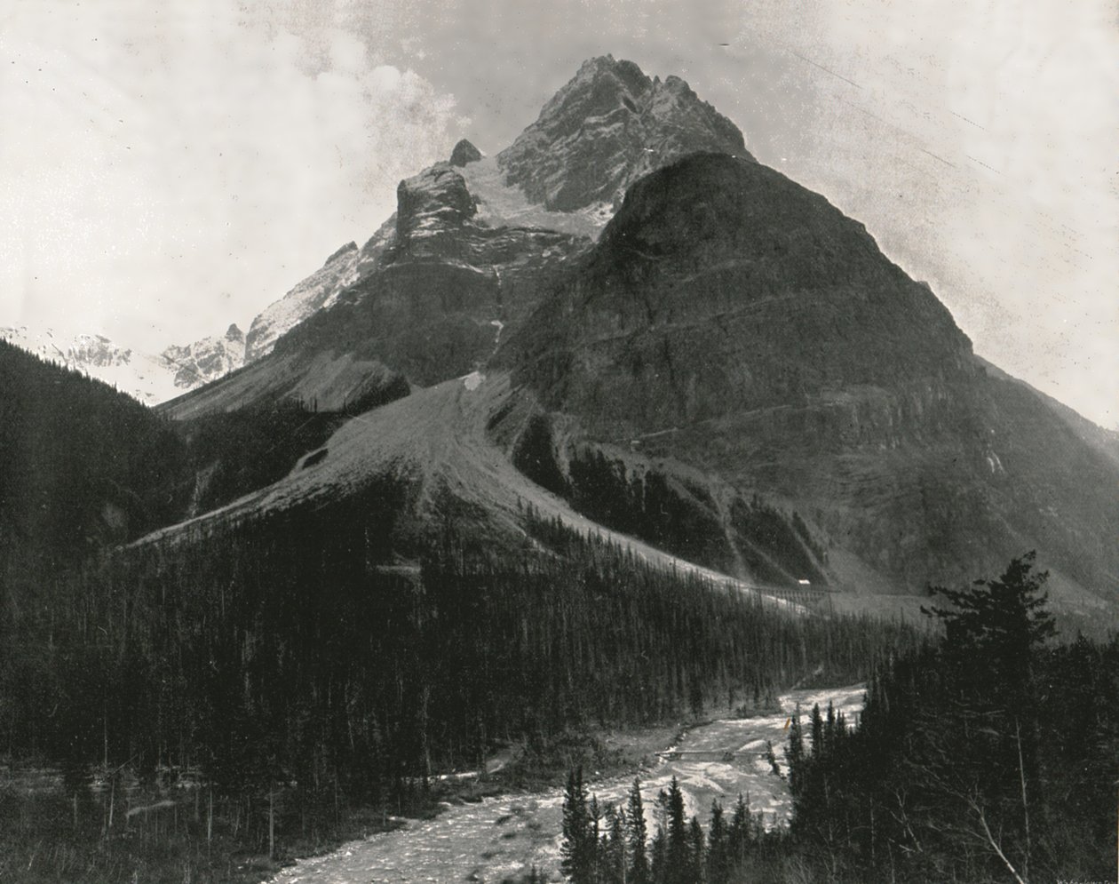 The Rockies: Mount Stephen, Canada by William Notman and Son
