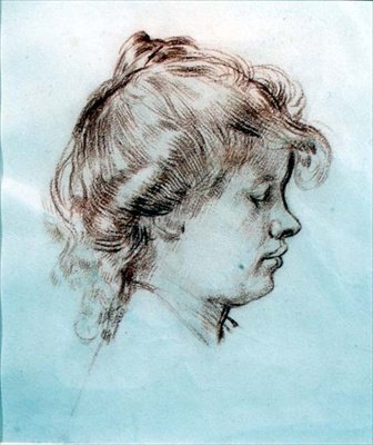 Portrait of Ida Nettleship, wife of Augustus John by William Orpen