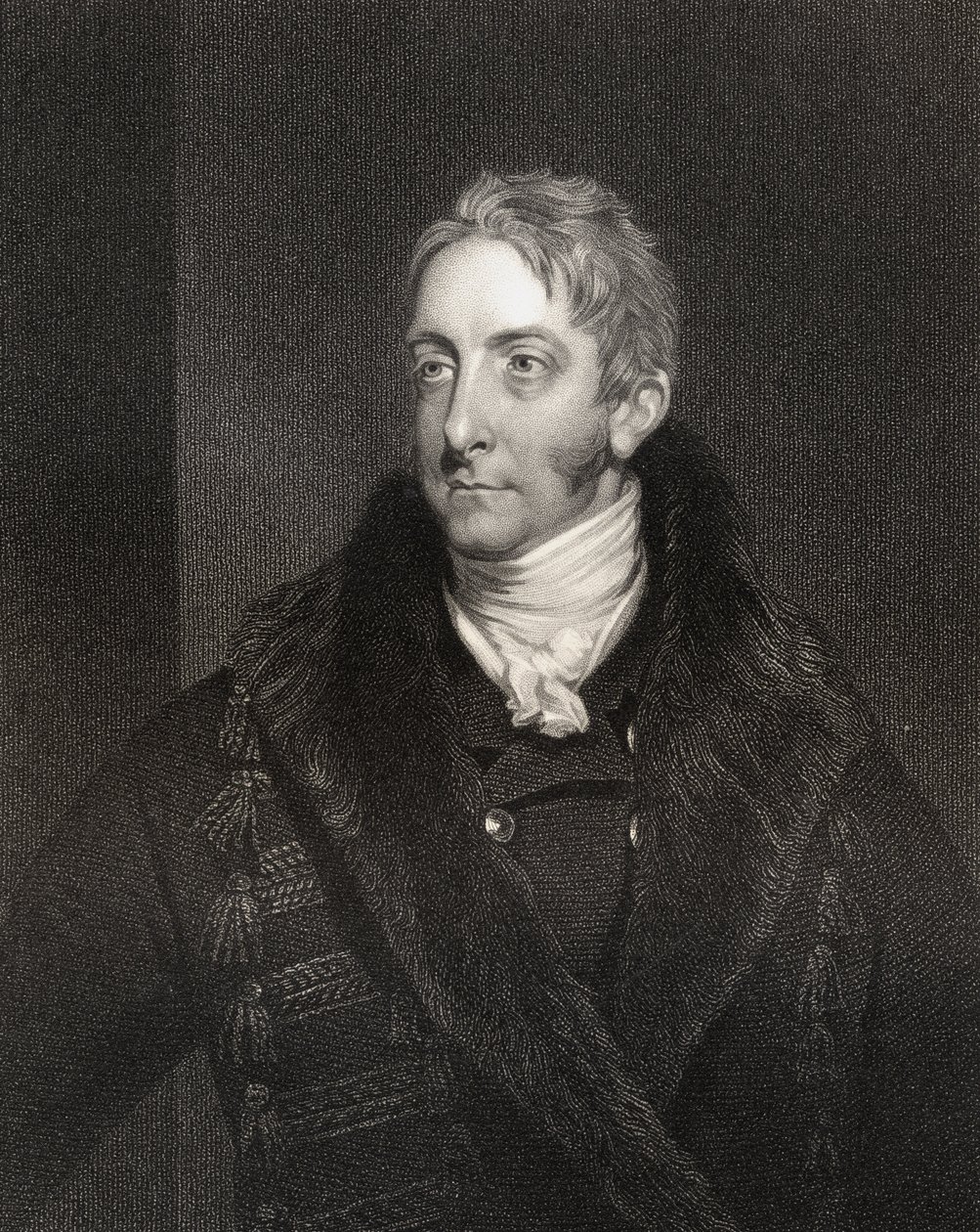 Cropley Ashley Cooper, 6th Earl of Shaftesbury, engraved by W. Holl, from 