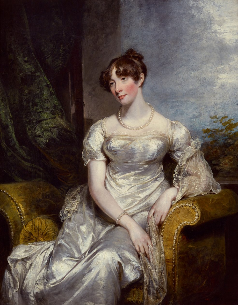 Portrait of Louisa, Lady Lovaine, Later Countess of Beverley by William Owen