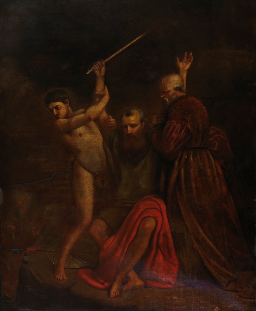 Moses, Aaron and Hur on Mount Horeb by William Page