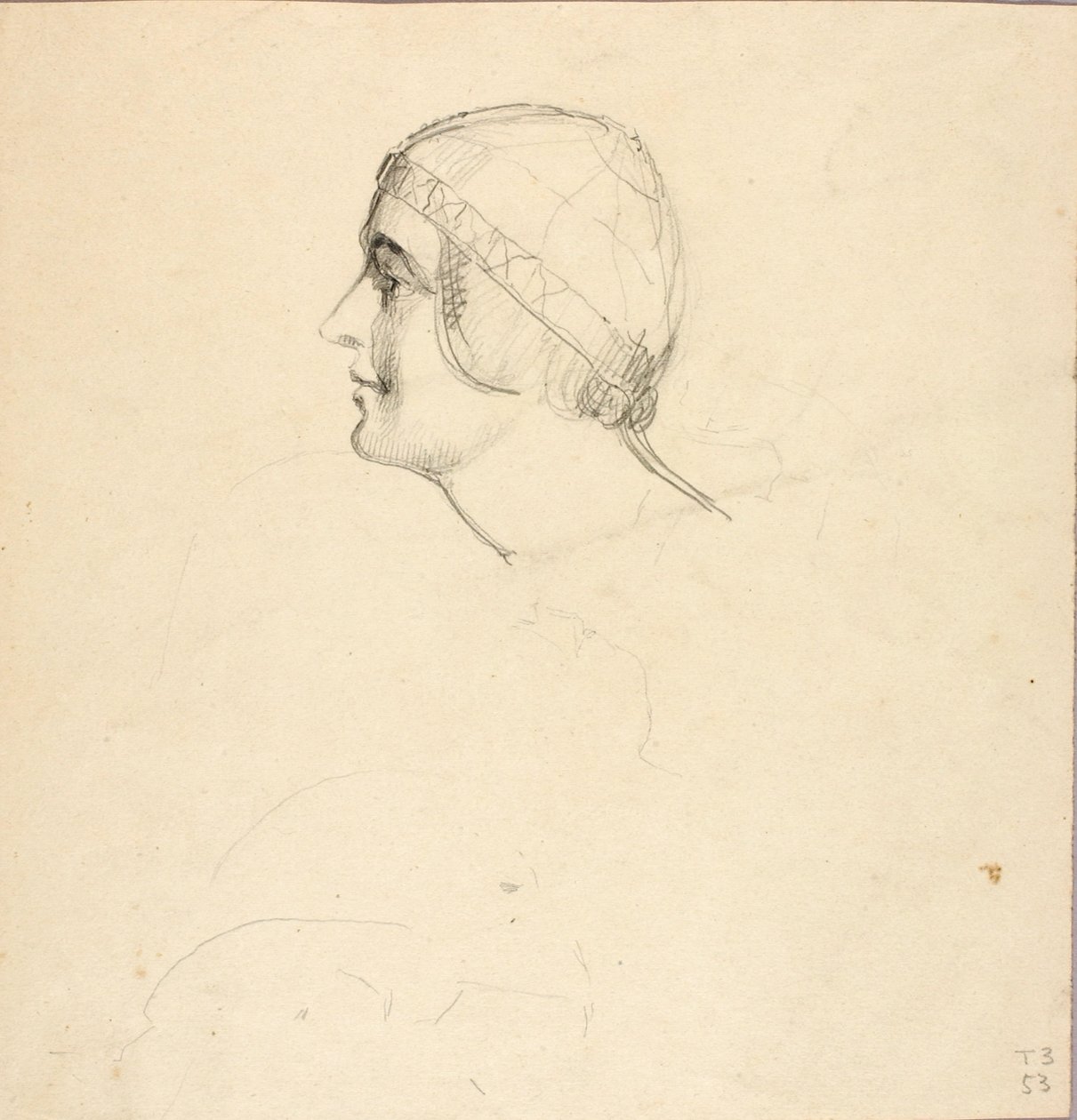 Profile of an Ideal Female Head by William Page