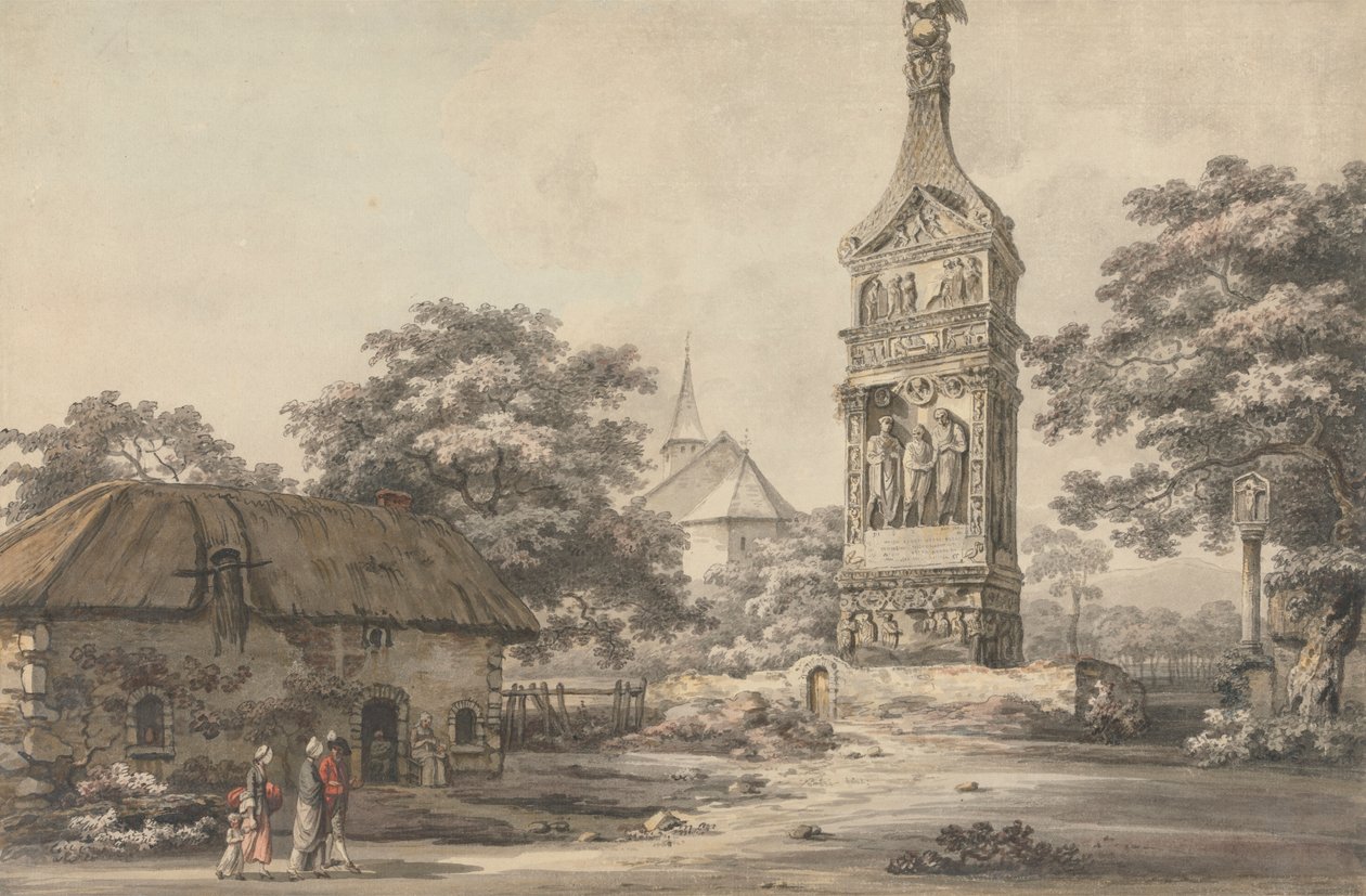 The Secundini Monument at Ighel in the Duchy of Luxembourg by William Pars