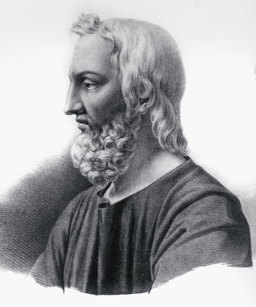 Portrait of Pedanius Dioscorides, Greek Physician, Botanist and Pharmacist by Nicolas Toussaint Charlet