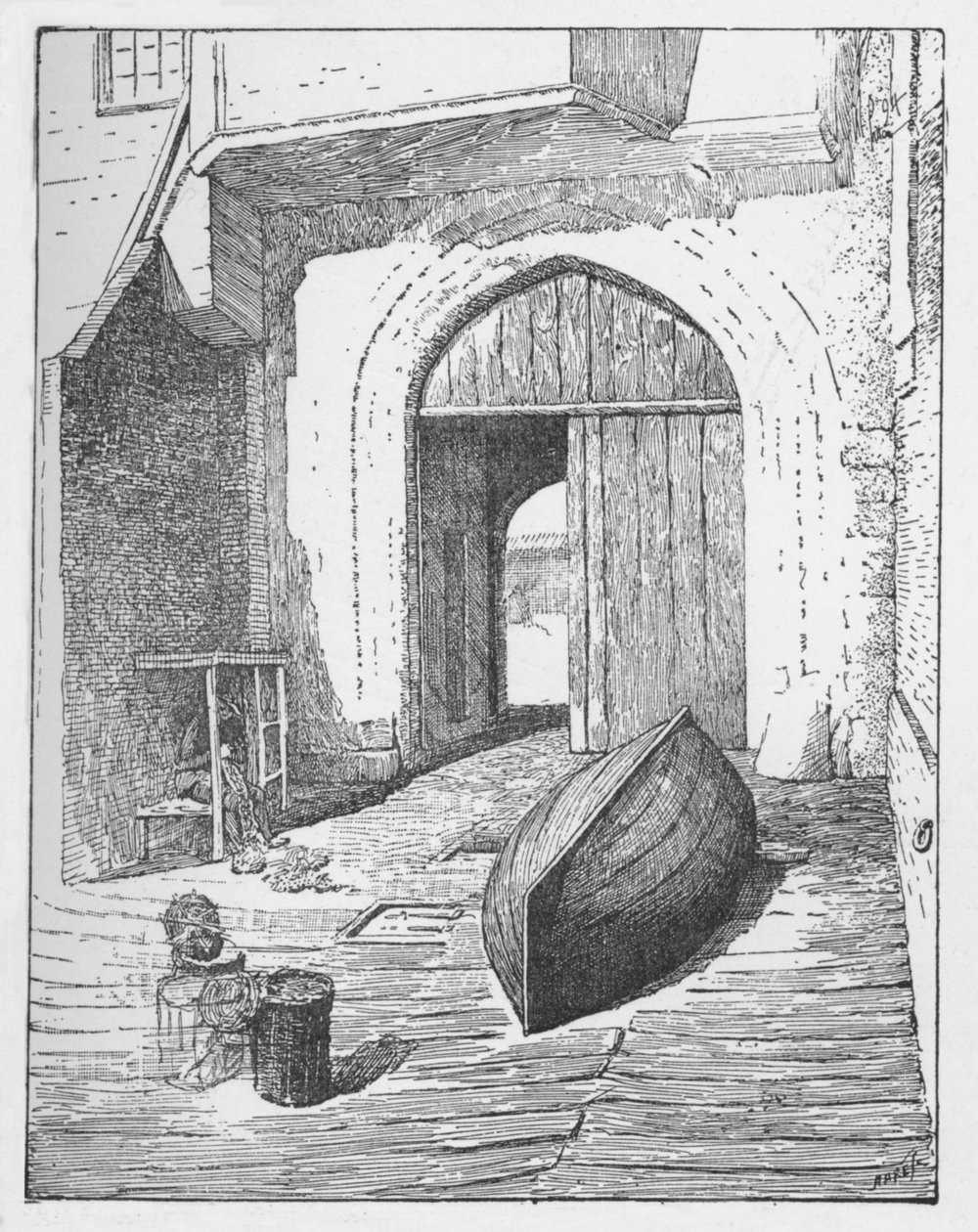 The Water Gate, New Palace Yard by William Patten