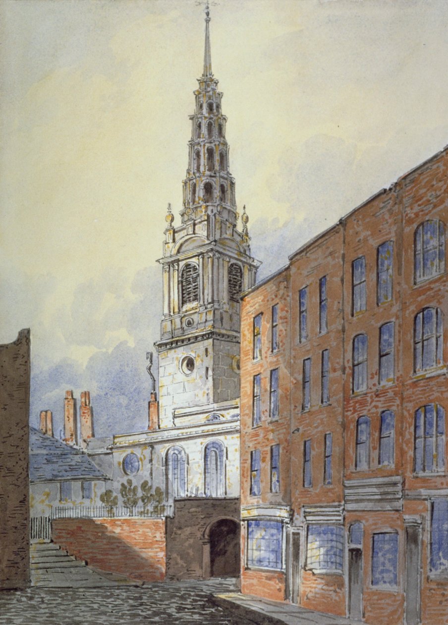 Church of St Bride, Fleet Street, City of London by William Pearson