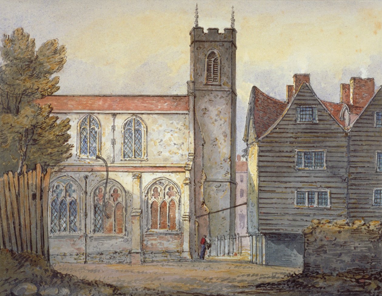 Church of St Katherine by the Tower, Stepney, London by William Pearson