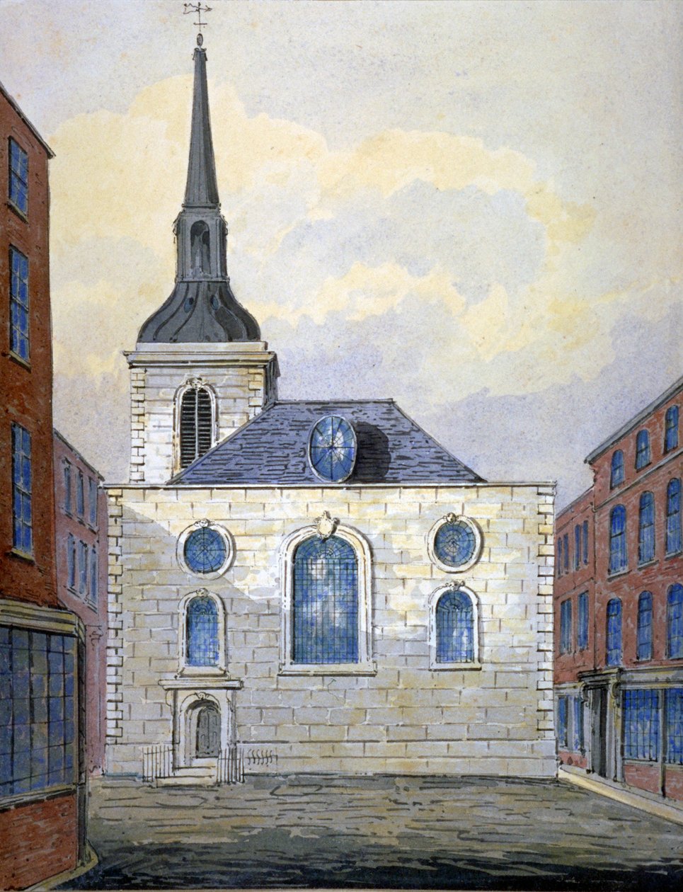 Church of St Mary Abchurch, City of London by William Pearson