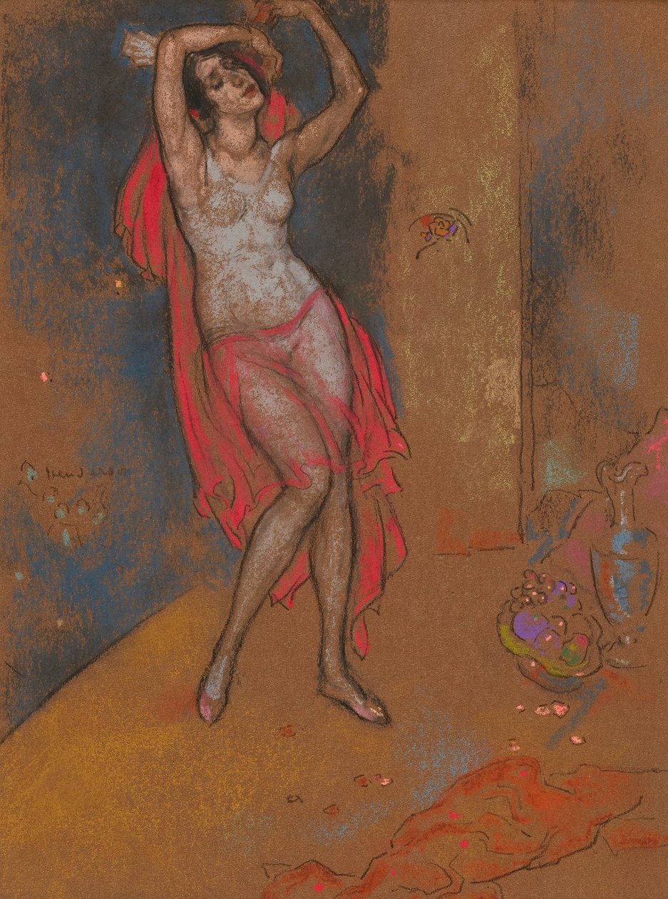 Anna Pavlova in Oriental Fantasy, Chicago, 1915-16 by William Penhallow Henderson