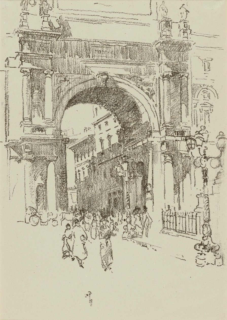 Piazza Vittorio Emanuele by William Penhallow Henderson
