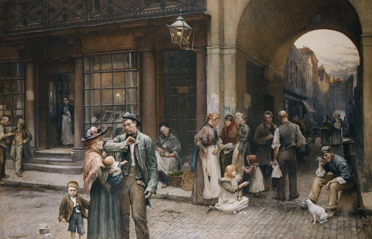 Saturday Night, 1898 by William Permeanus Cornish