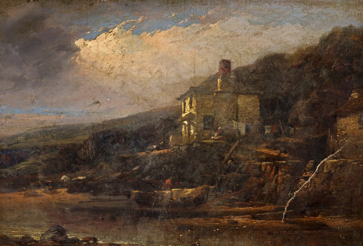 Fishing Cottage, Allsands, South Devon by William Pitt