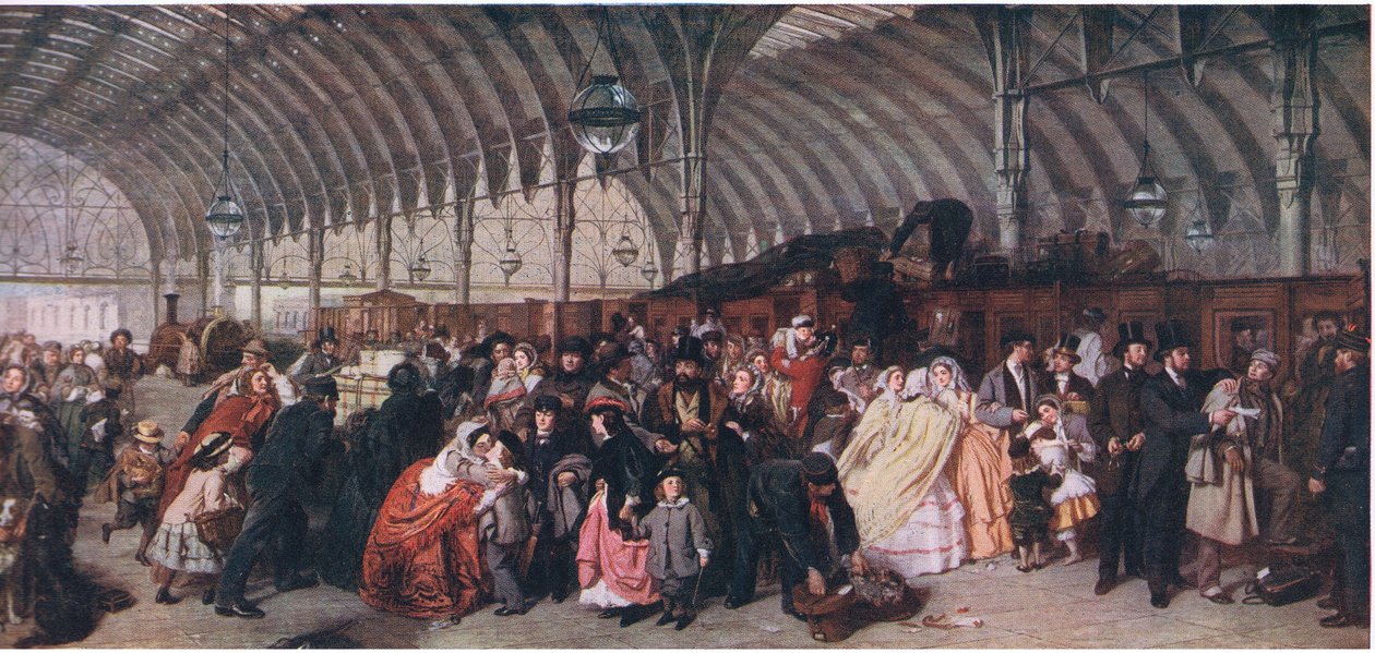 The Railway Station by William Powell Frith
