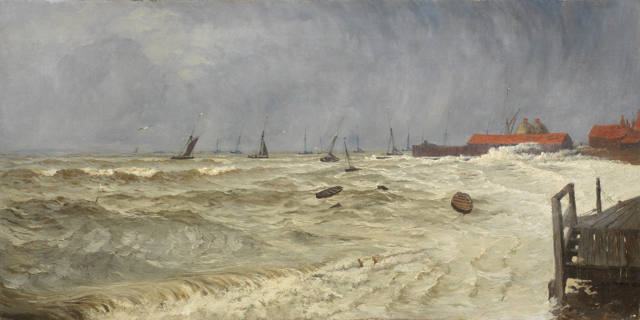 A Rough Day at Leigh by William Pye