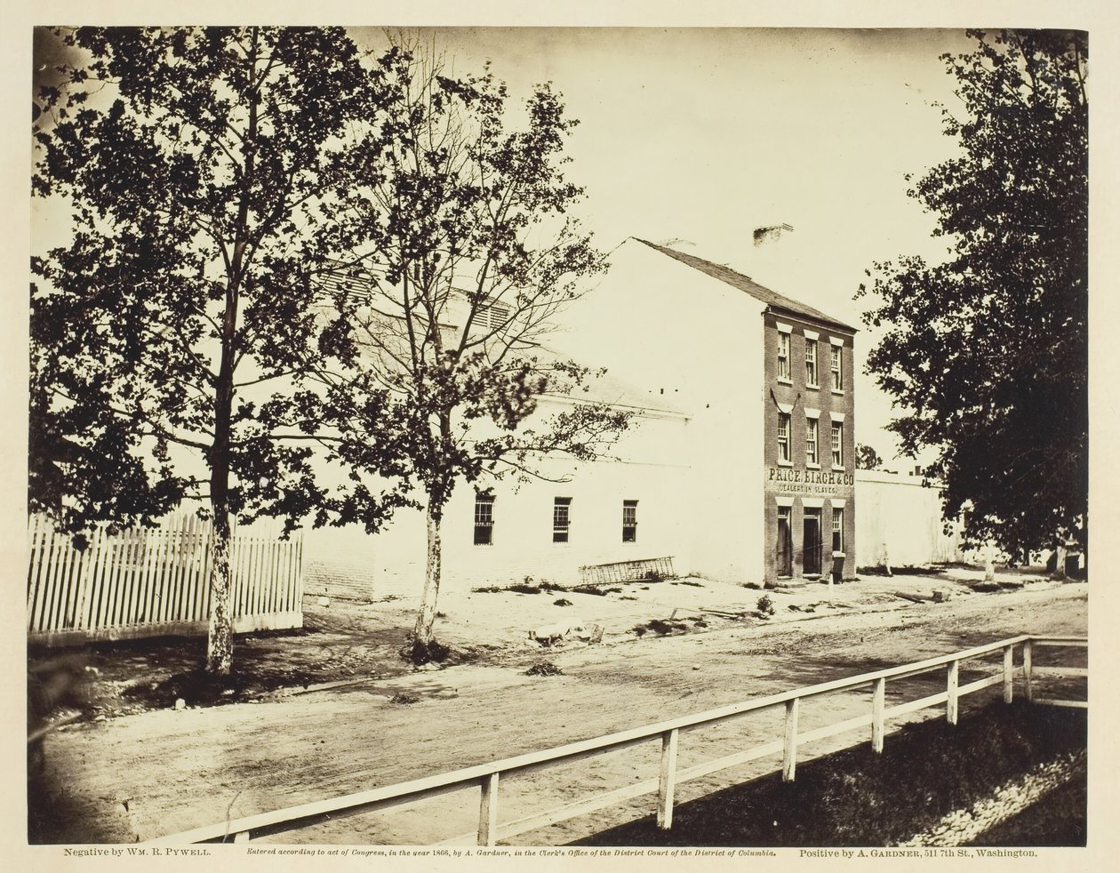 Slave Pen, Alexandria, Virginia, August 1862 by William R. Pywell
