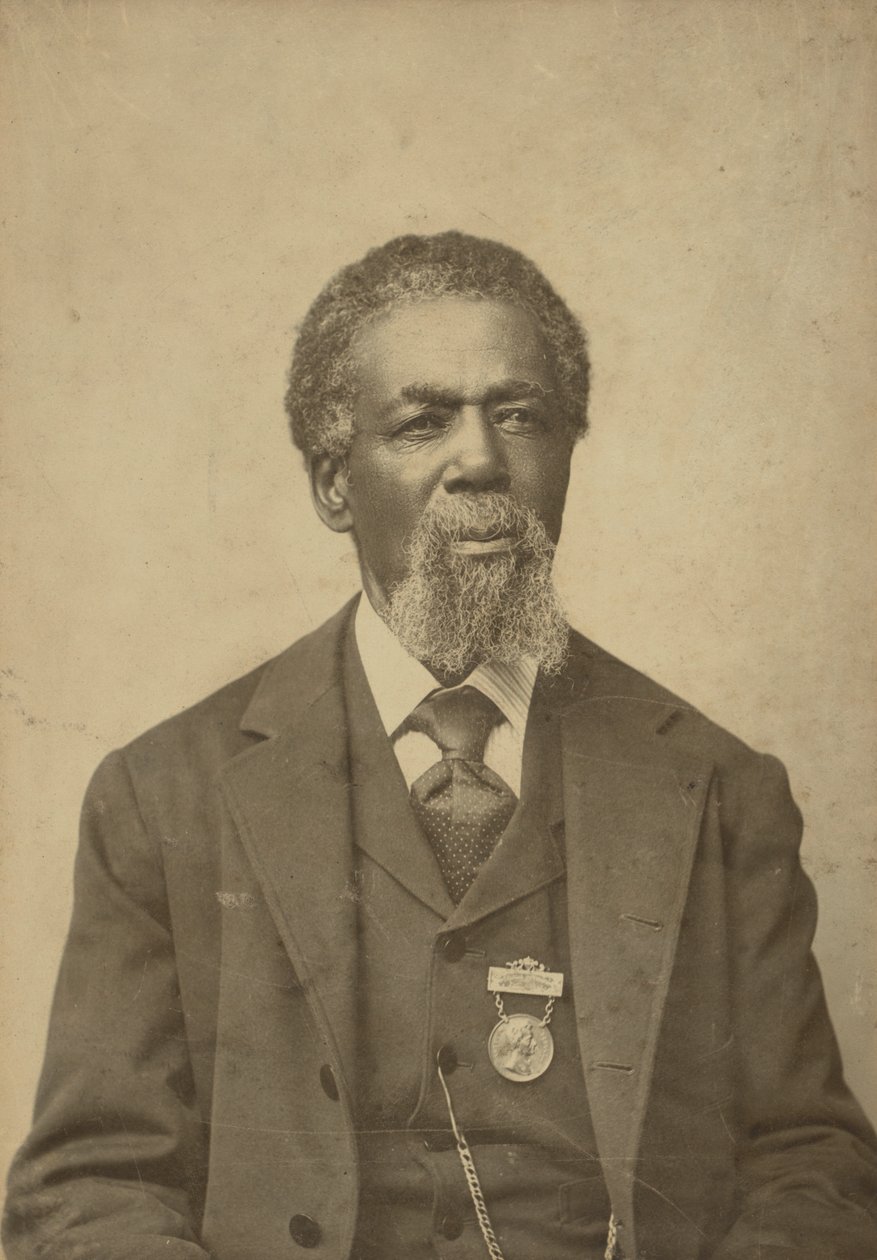 Cabinet card portrait of Thomas Mundy Peterson, 1884 by William R. Tobias