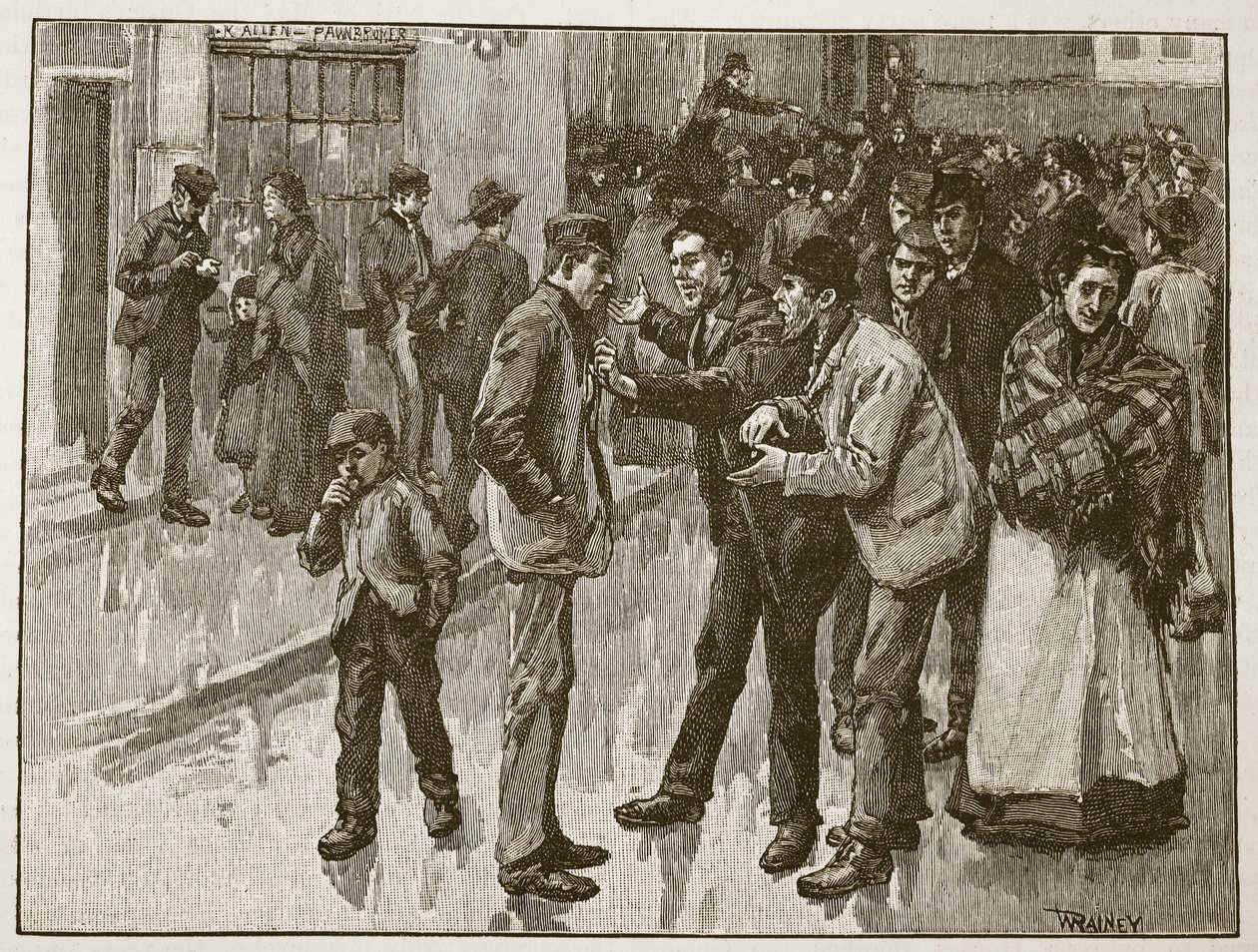 The Preston Strike, illustration from 