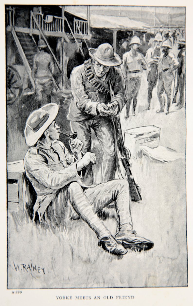 Yorke meets an old friend, an illustration from 