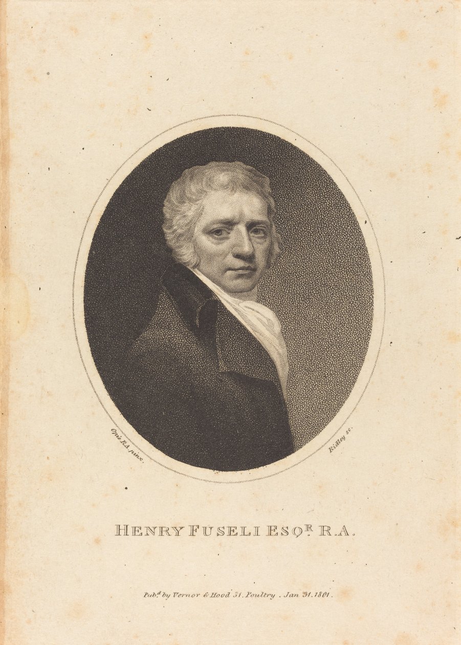 Henry Fuseli by William Ridley after John Opie