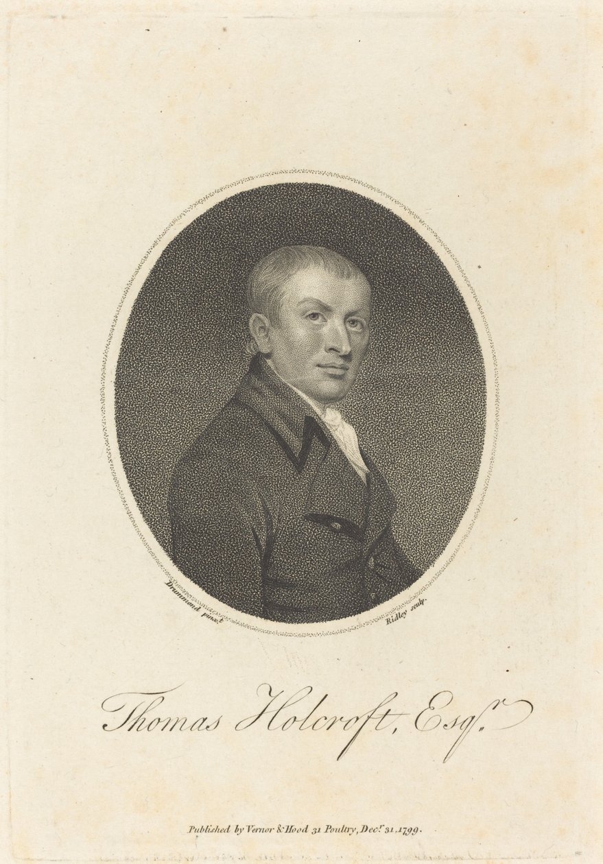 Thomas Holcroft by William Ridley after Samuel Drummond