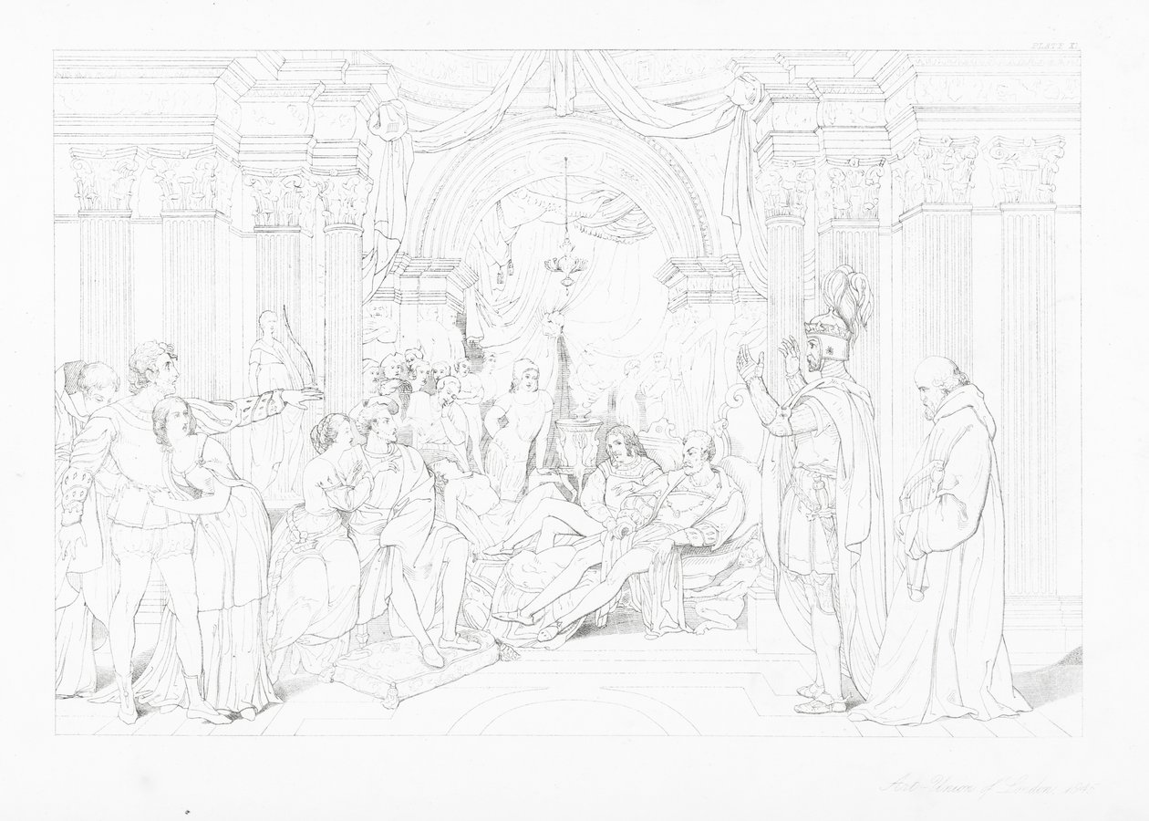 Illustration for The Castle of Indolence by James Thomson by William Rimer