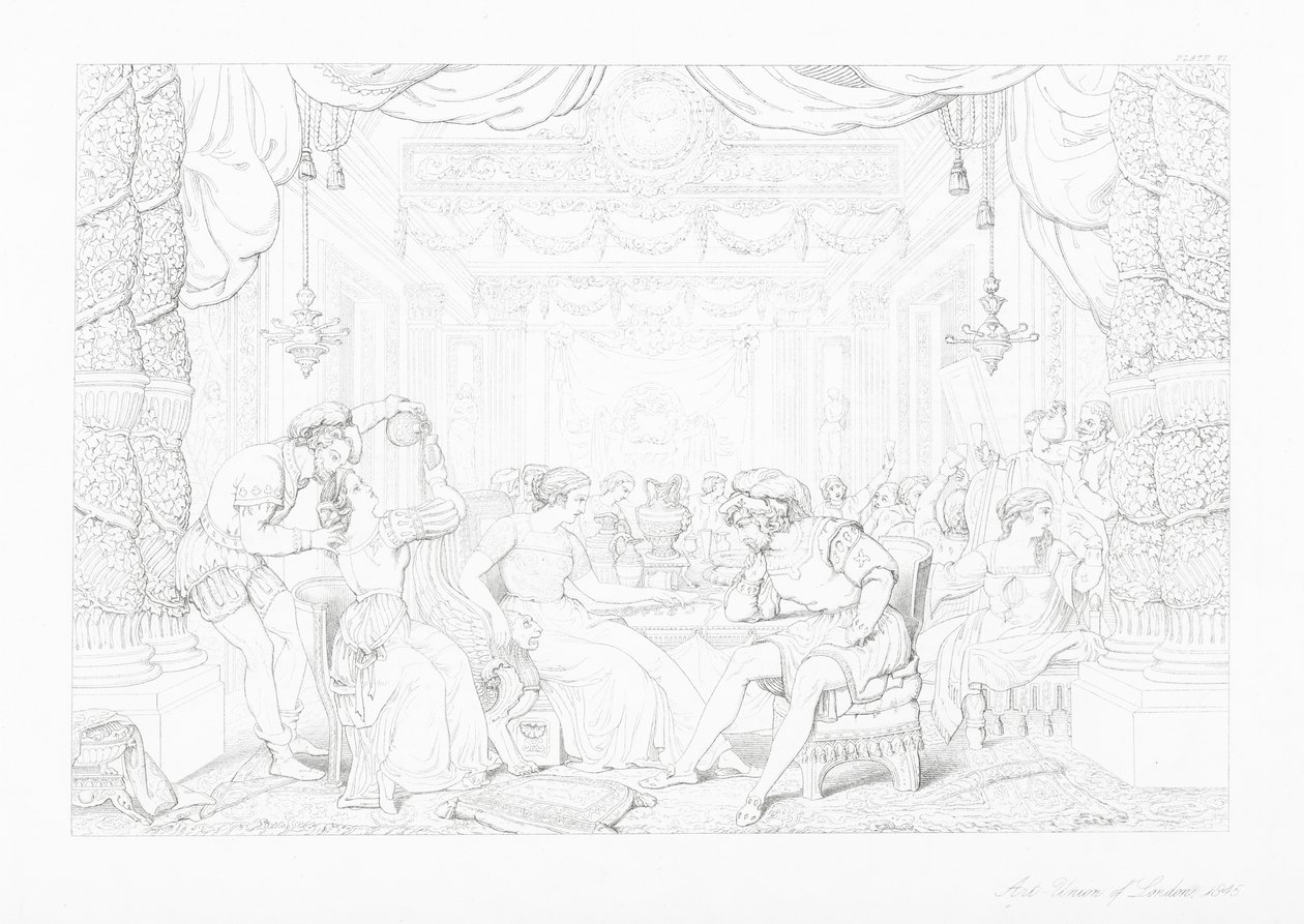 Illustration for The Castle of Indolence by James Thomson by William Rimer