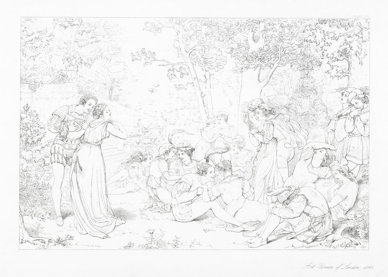 Illustration for The Castle of Indolence by James Thomson by William Rimer