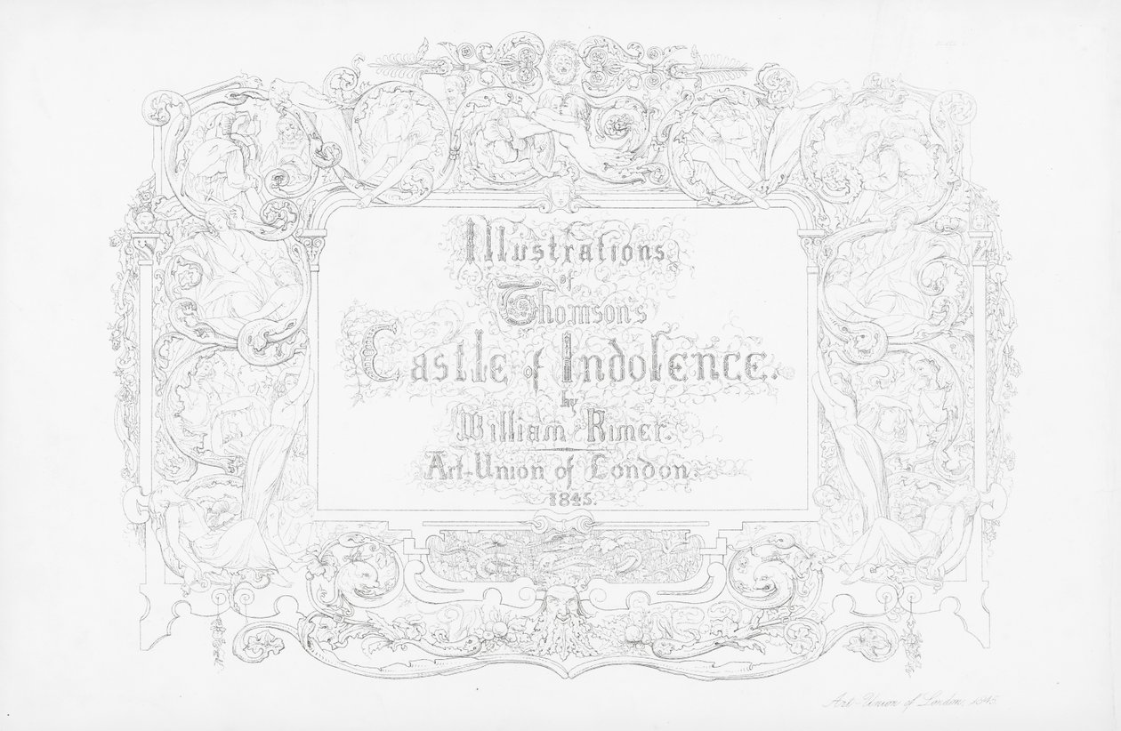 Illustration for The Castle of Indolence by James Thomson by William Rimer