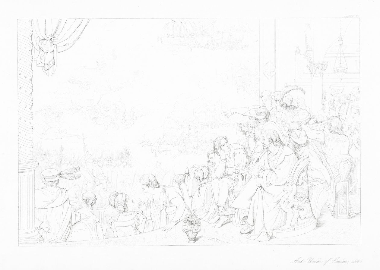 Illustration for The Castle of Indolence by James Thomson by William Rimer