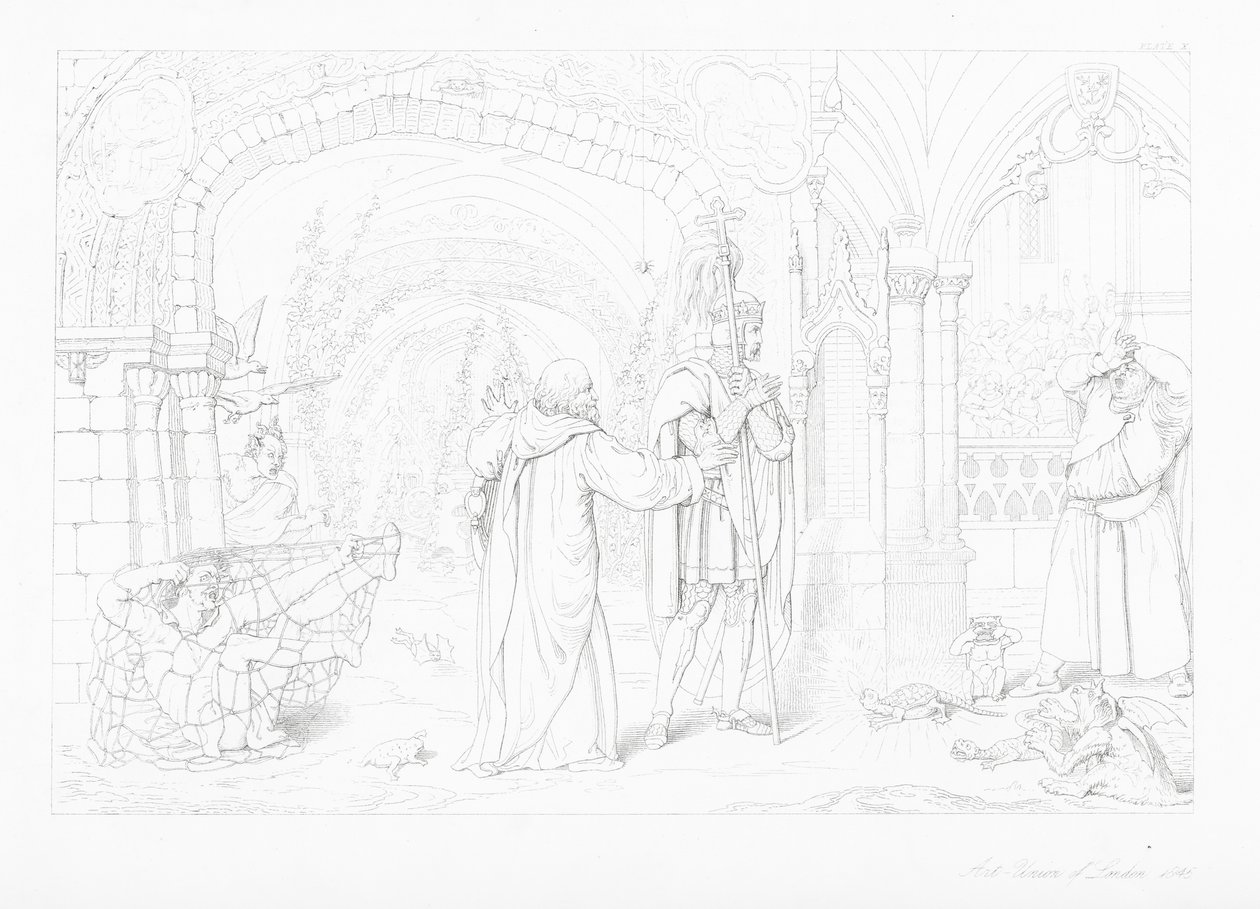 Illustration for The Castle of Indolence by James Thomson by William Rimer