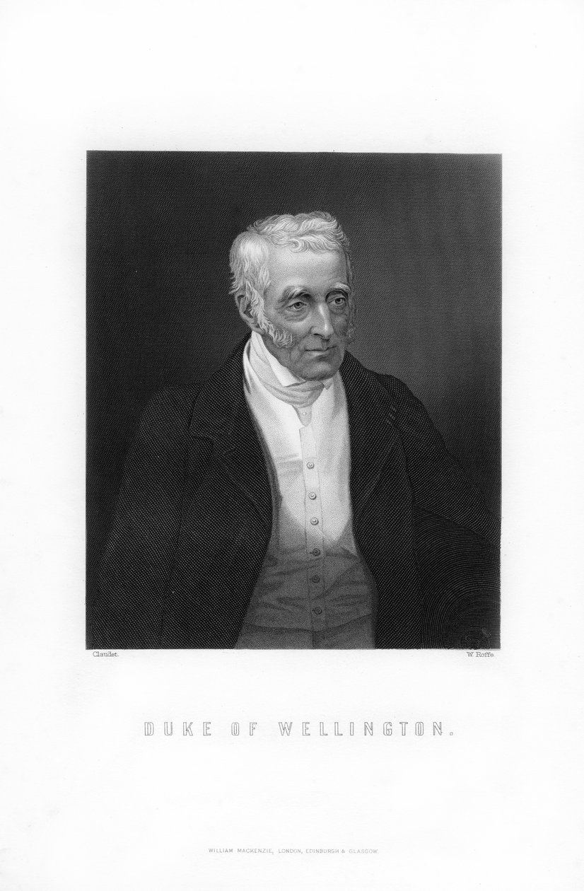 Arthur Wellesley, 1st Duke of Wellington, British soldier and statesman, 1893 by William Roffe