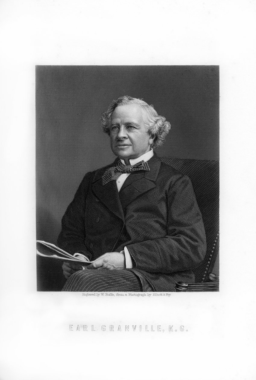 Granville George Leveson-Gower, 2nd Earl Granville, British Liberal Statesman, 1893 by William Roffe
