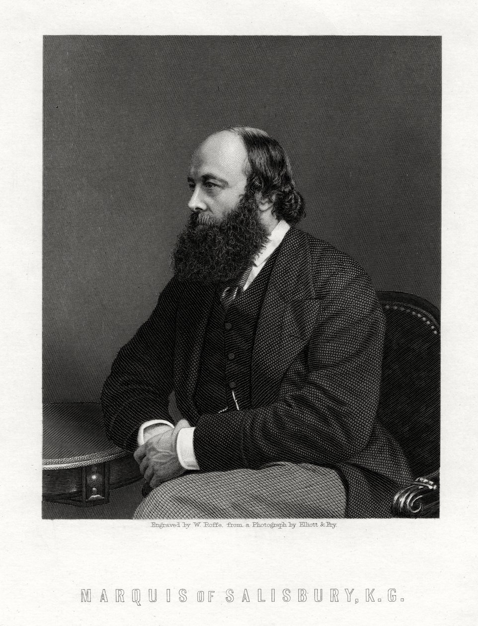 Robert Arthur Talbot Gascoyne-Cecil, 3rd Marquis of Salisbury, British Statesman by William Roffe