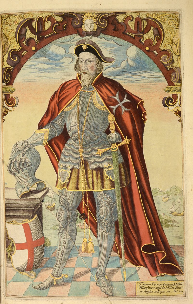 Sir Thomas Docwra, from Honor Military, and Civill, William Segar, pub. Robert Barker, London, 1602 by William Rogers