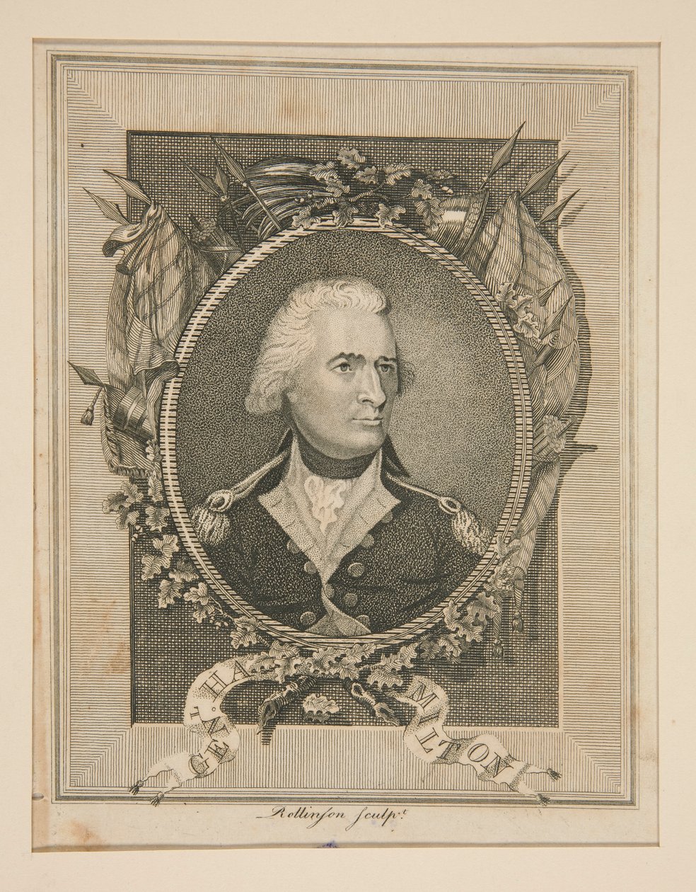 Gen. Alexander Hamilton by William Rollinson