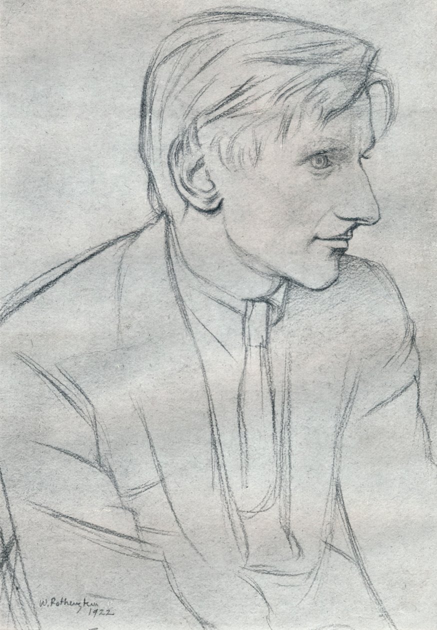 Edmund Charles Blunden by William Rothenstein