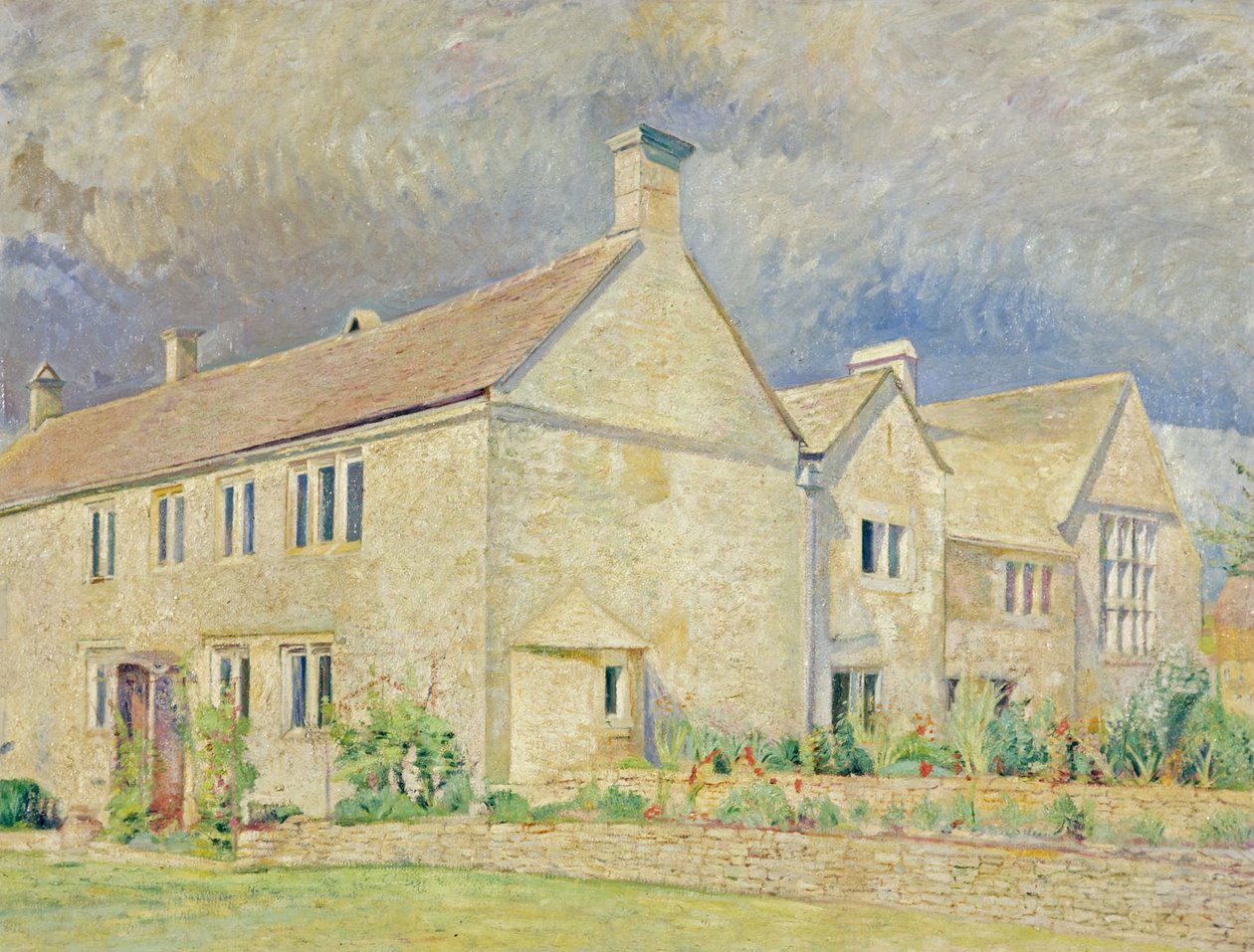 Iles Farm, Far Oakridge, Gloucestershire by William Rothenstein