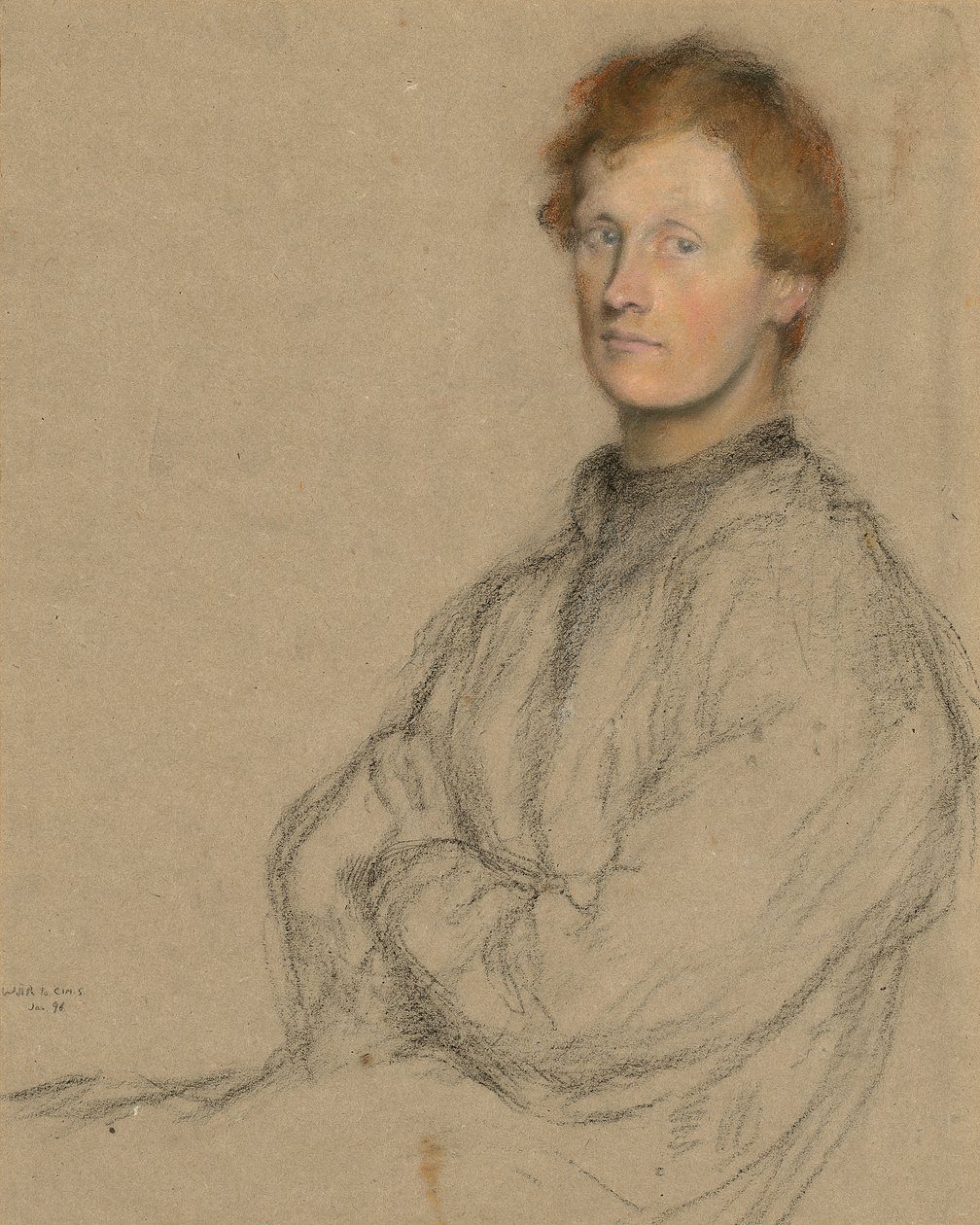 Portrait of Charles Haselwood Shannon by William Rothenstein