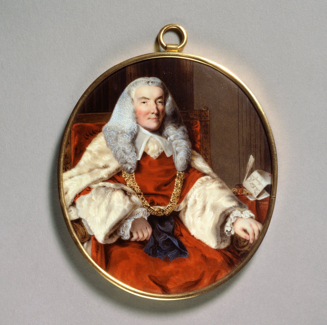 Portrait of Sir William Murray, 1st Earl of Mansfield, 18th century by William Russell Birch