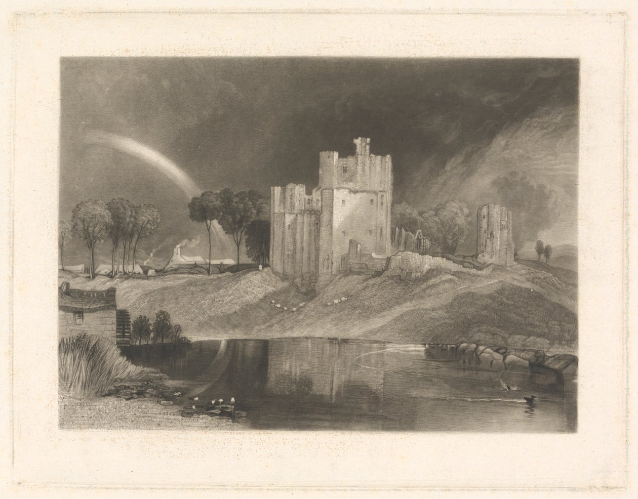 Brougham Castle, near the Junction of the Rivers Eamont and Lowther by William Say