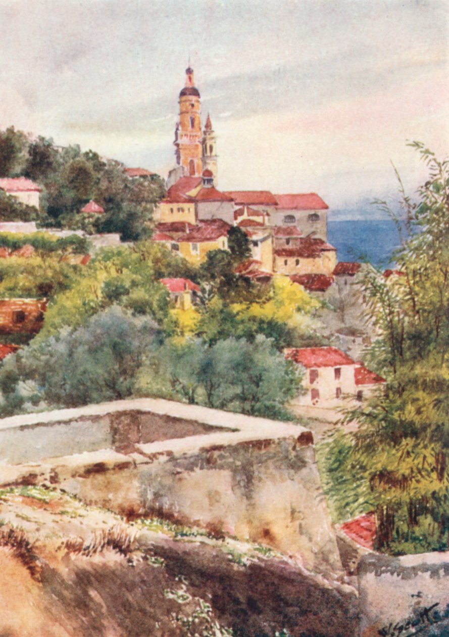 The Old Church, Mentone by William Scott